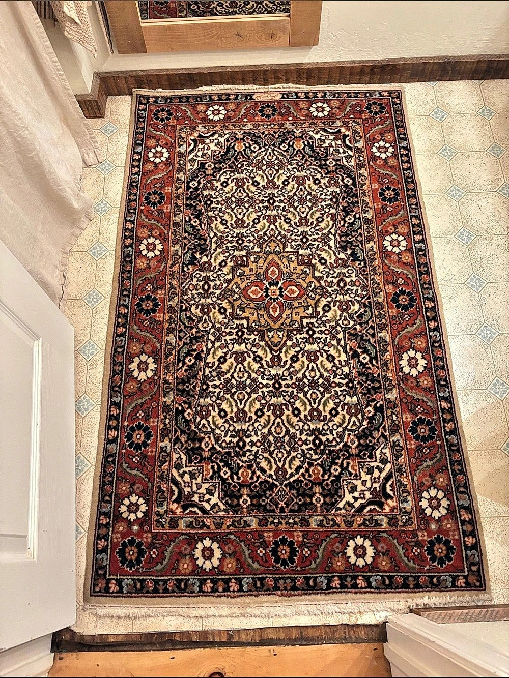 Signed Vintage Persian rug